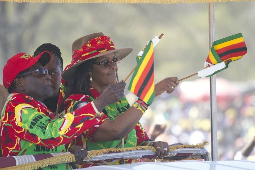 Robert Mugabe a Grace