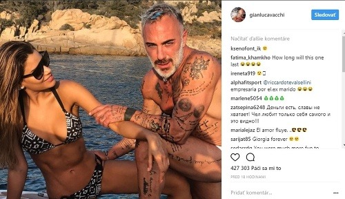 Gianluca Vacchi nemá núdzu o krásne ženy. 