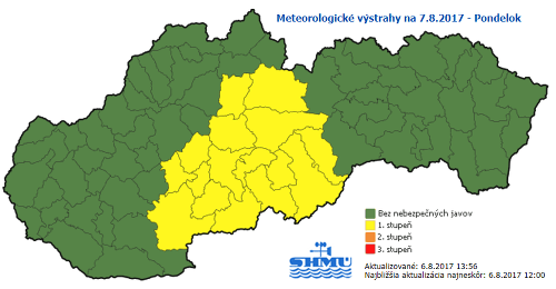 Ohromný teplotný rozdiel medzi