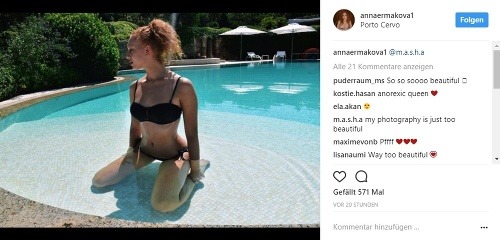 Anna Ermakova už nie je malým dievčatkom. 