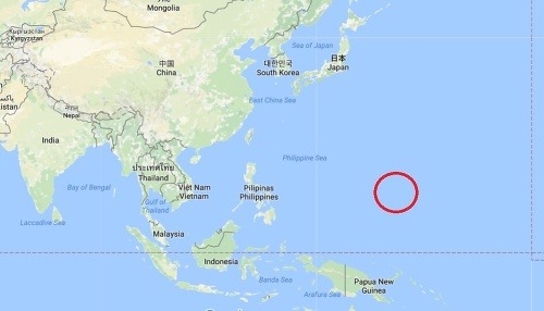Tu niekde sa nachádza americký ostrov Guam