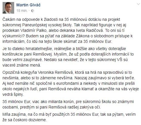 Status Martina Glváča