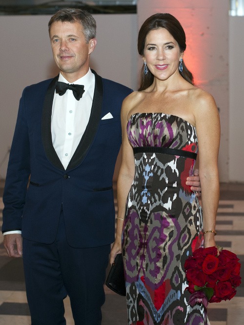 Princ Frederik s manželkou