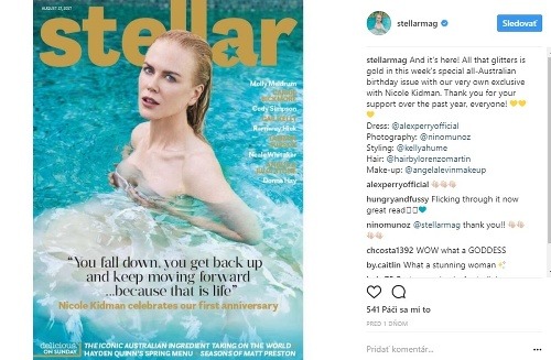 Nicole Kidman ozdobila svojím sexepílom magazín stellar. 