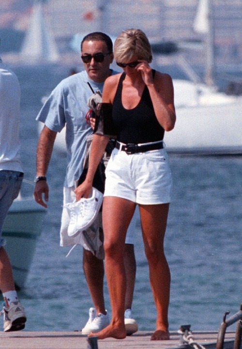 Fotografia z 22. augusta 1997 a na nej Lady Diana a jej milenec Dodi Fayed. 