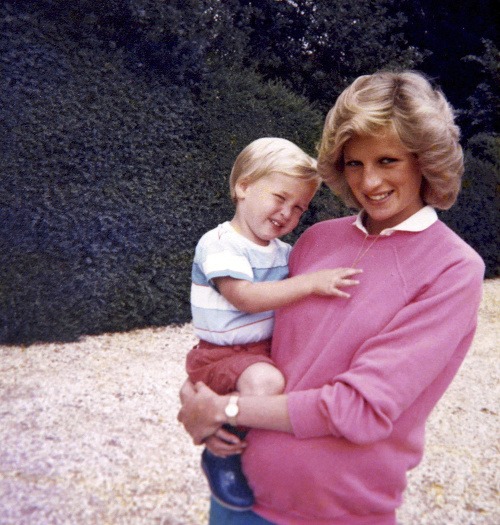 Lady Diana so synčekom Williamom. 