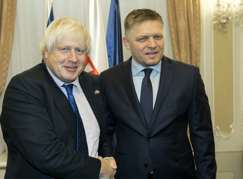 Boris Johnson a Robert
