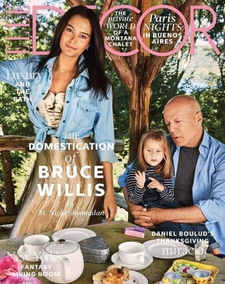 Krásna rodinka Brucea Willisa ozdobila aktuálne vydanie magazínu ELLE Decor. 