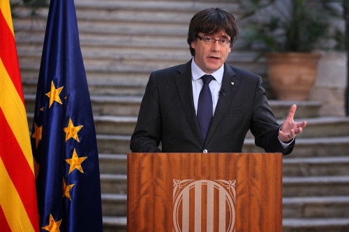 Katalánsky prezident Carles Puigdemont