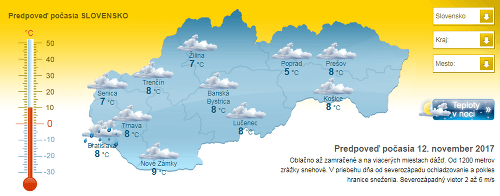 Počasie: Tuhá zima si