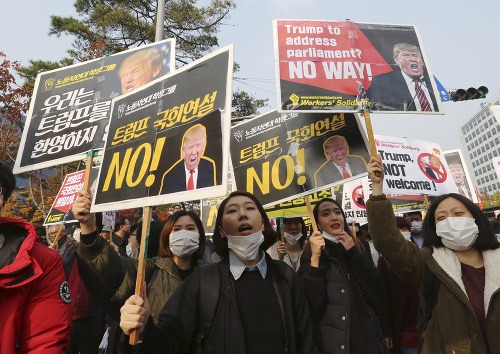 Trump v Južnej Kórei
