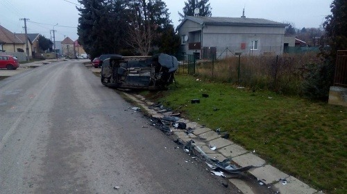 Dopravná nehoda v Zemianskym
