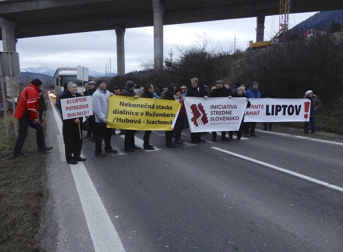 Liptáci a Oravci protestujú:
