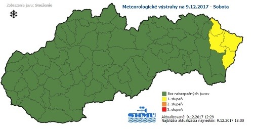 Na východe Slovenska bude