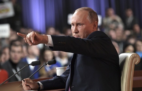 Vladimír Putin počas jeho