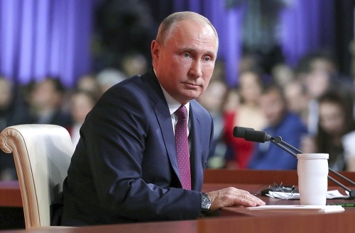 Vladimír Putin počas jeho