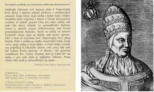 Preložená modlitba z pápežskej buly. Pápež Bonifác IX.