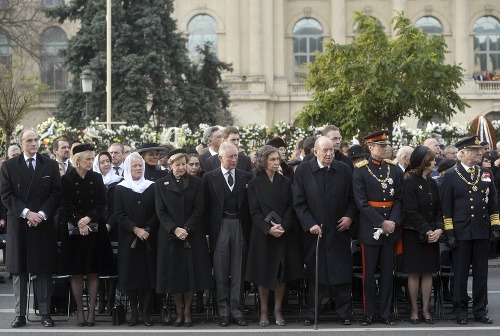 Pohreb rumunského kráľa Michaela