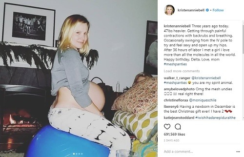 Kristen Bell pribrala počas tehotenstva zhruba 20 kíl. 