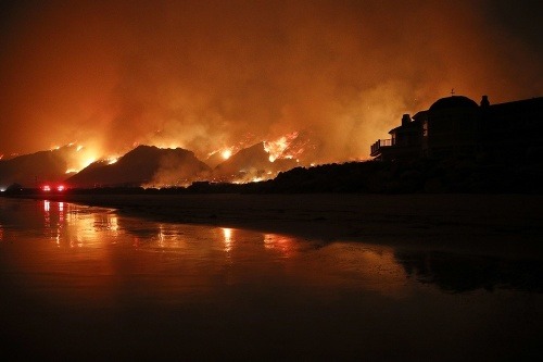 Ohnivé peklo v Kalifornii