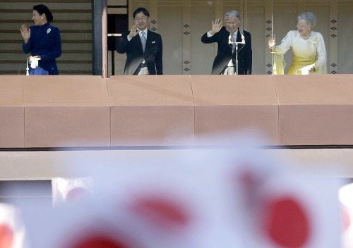 Japonský cisár Akihito v