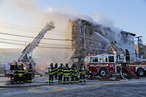 FOTO Veľký bytový požiar