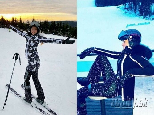 Modelka Andrea Verešová patrí k naštýlovejším ženám na svahu. Každý rok predvedie nové lyžiarske outfity.
