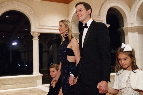Ivanka Trumpová s maželom Jaredom Kushnerom a deťmi