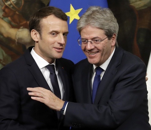 Emmanuel Macron, Paolo Gentiloni