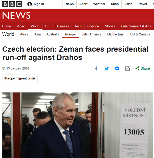 Volebný víkend, Česi rozhodli: