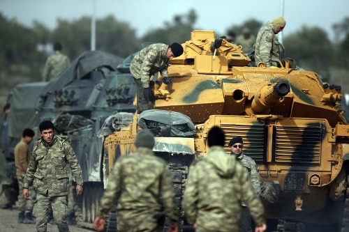 Turecké jednotky v Sýrii