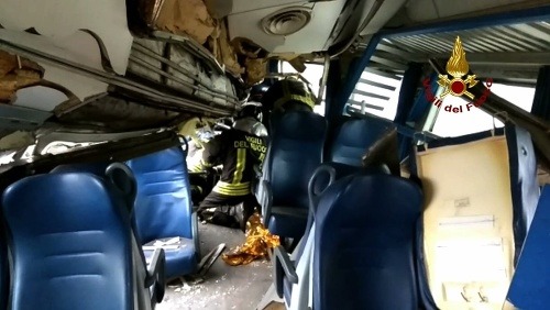 Vlakové nešťastie v Taliansku: