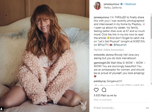 Janey Seymour vyzerá na fotách z Playboya brutálne sexi. 