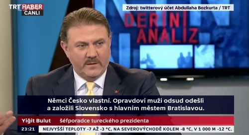 Pravá ruka Erdogana: Česko