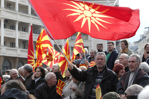 Protesty v Macedónsku