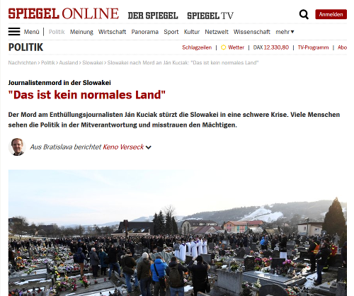 Nemecký týždenník Spiegel píše o Slovensku ako o nenormálnej krajine