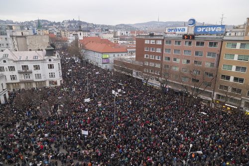 Protest v Bratislave