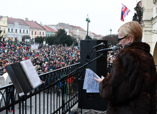 Protest v Prešove