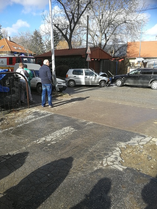 Dopravná nehoda na Schurmannovej ulici v Nitre