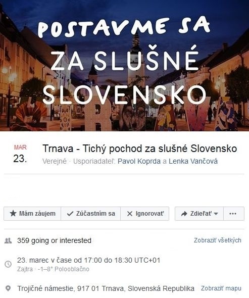 FOTO Tisícky Slovákov opäť