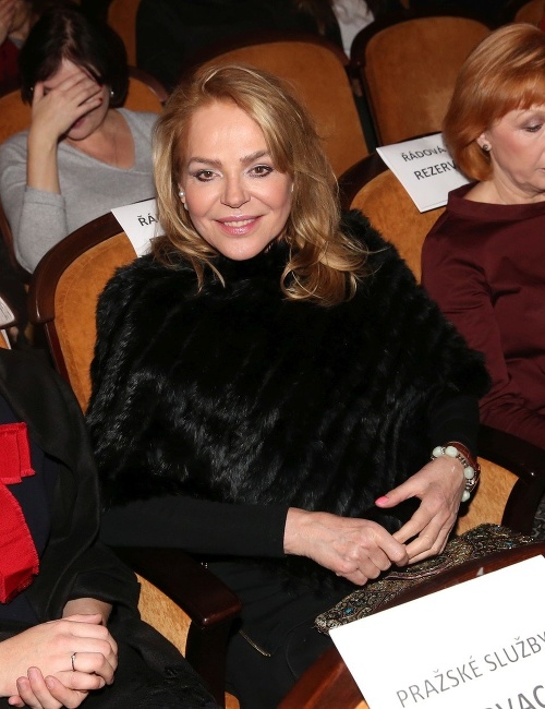 Dagmar Havlová v januári 2018 na filmovej premiére