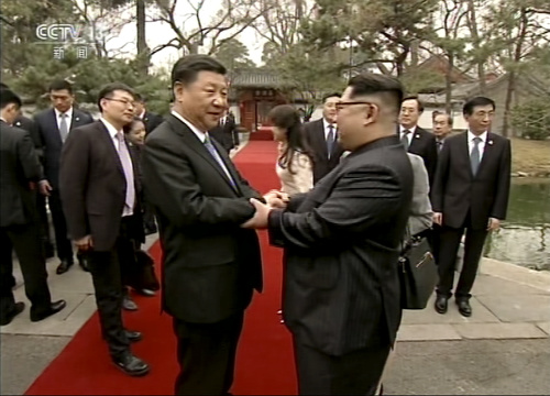 Kim Čong-un a Xi