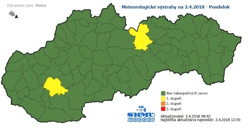 Meteorológovia varujú pred silným