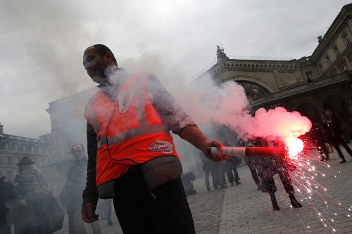 Bujará demonštrácia v Paríži: