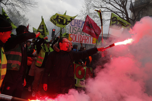 Bujará demonštrácia v Paríži: