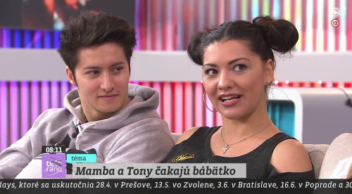 Dáša „Mamba“ Šarközyová a jej priateľ Tony Porucha sa v novembri stanú rodičmi.