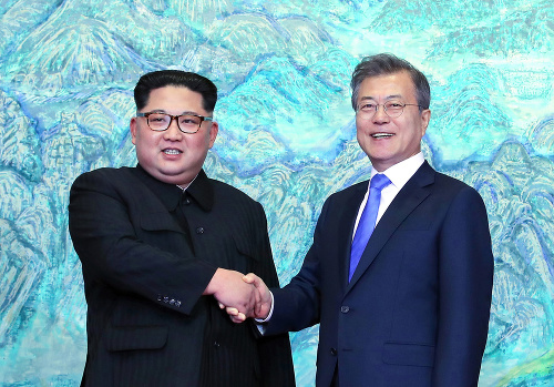 Kim Čong-un a Mun