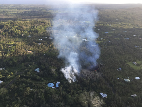 Erupcia sopky Kilauea na