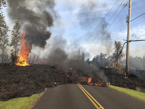 Sopka Kilauea po ničí