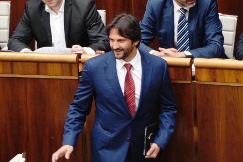 Robert Kaliňák v parlamente